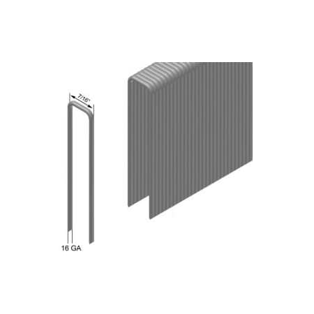 Prebena 16 Gauge Staple - 7/8in Length - 7/16in Crown - Galvanized Steel - Pkg of 10000 L22DNK